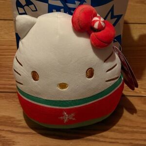 NEW Hello Kitty Squishmallow in Christmas Pattern